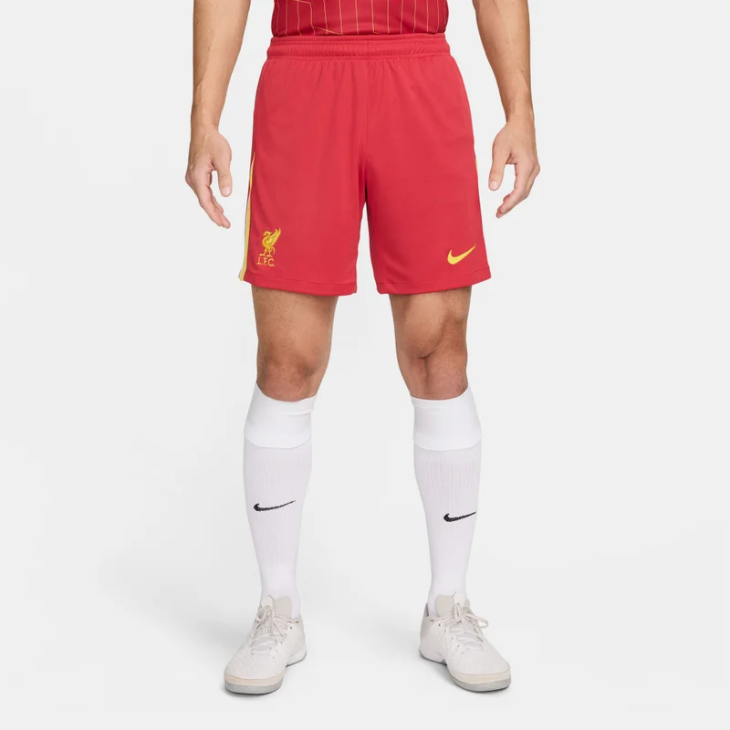 Nike Red Men's Liverpool F.C. Dri-FIT Stadium Home Replica Football Shorts - 2024/25 for Men | Best Price UAE